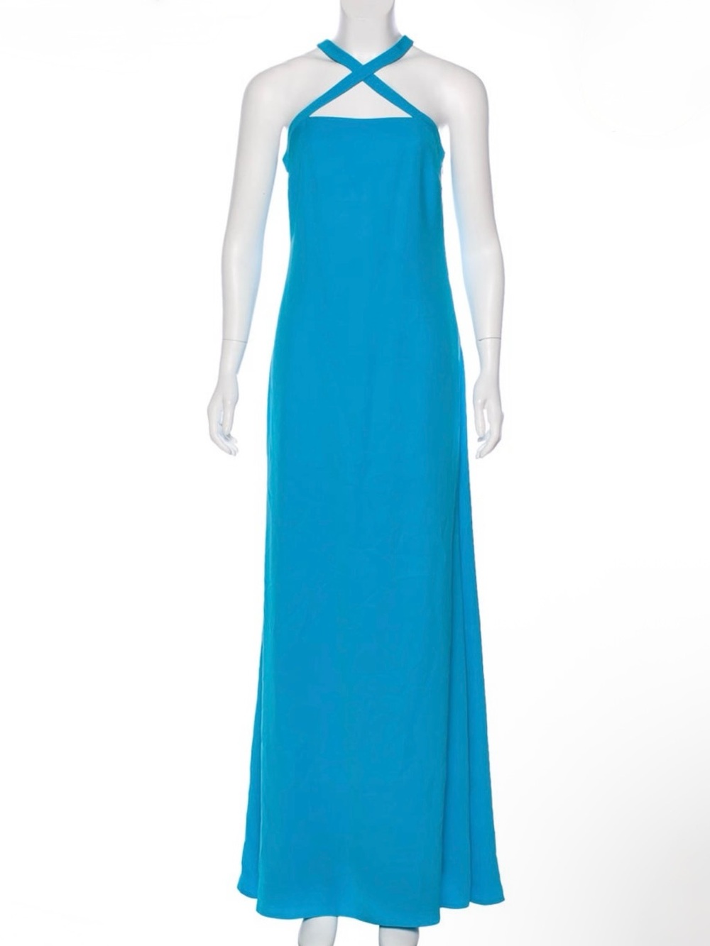 Diane Von Furstenburg blue maxi dress